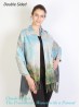 Women with a Parasol Double-sided Oil Painting Design Fashion Scarf